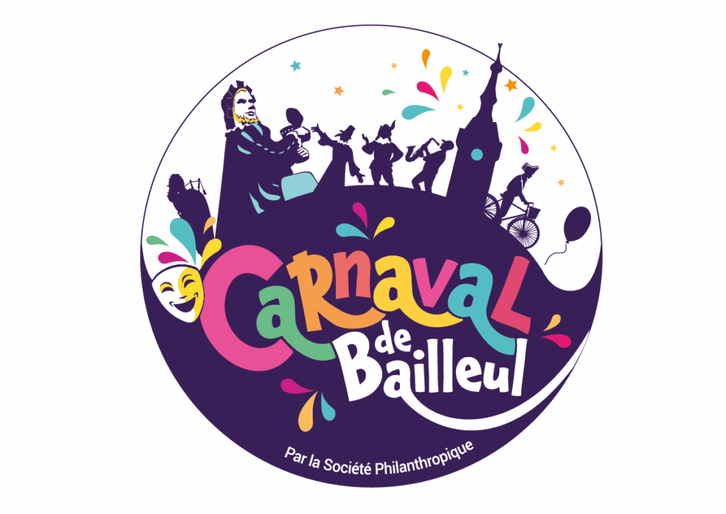 Logo carnaval de Bailleul par la société Philanthropique